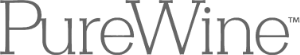 The PureWine logo in gray, "PureWine TM".