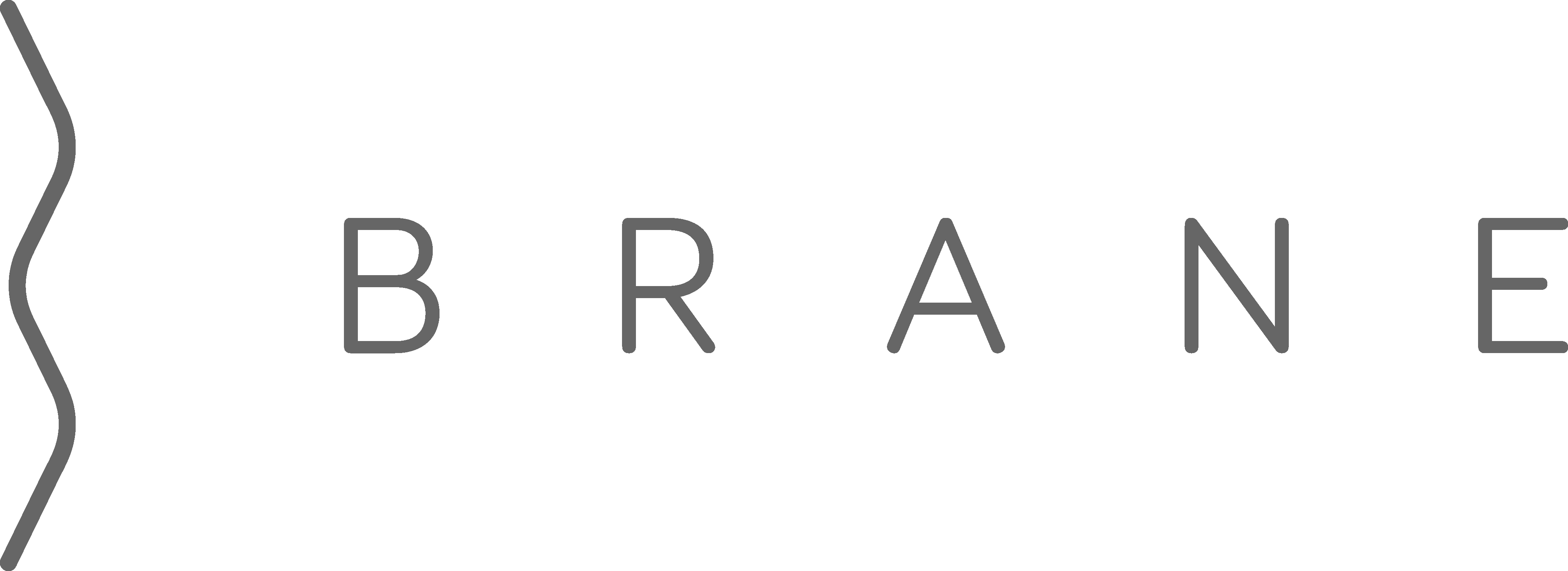 The Brane logo in gray.