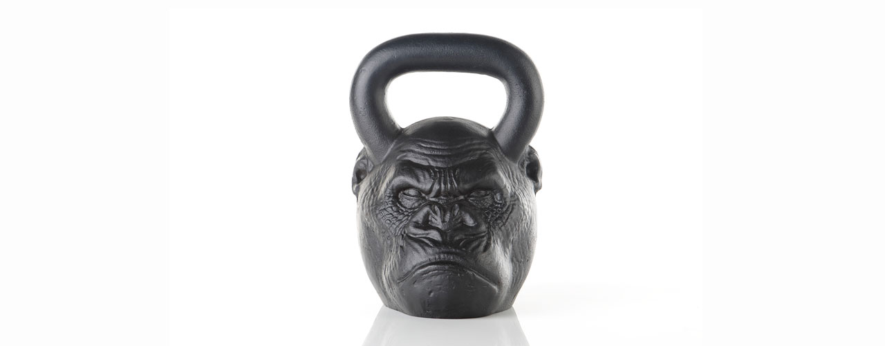 The Onnit 72 lb Gorilla Primal Bell.