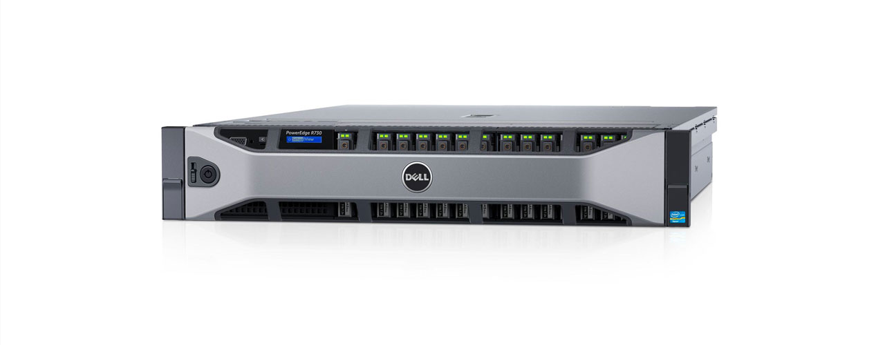 The Dell S5000 with power on all its internal docking systems.